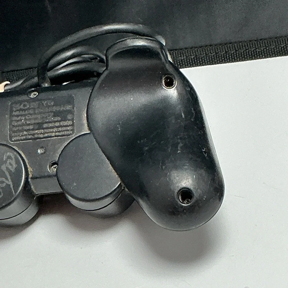 Sony PlayStation 2 DualShock 2 Controller Lot of 2 Black Untested As-Is